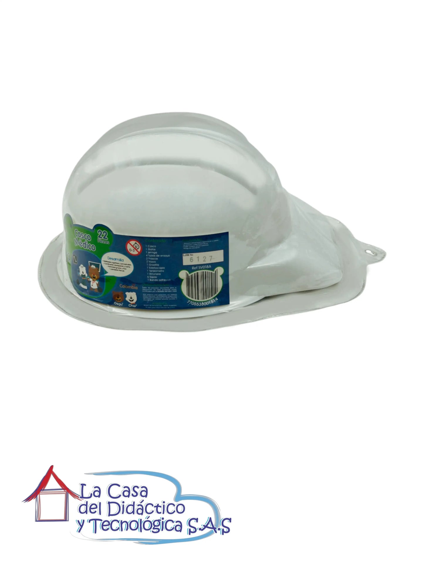 Casco con Herramientas de Médico
