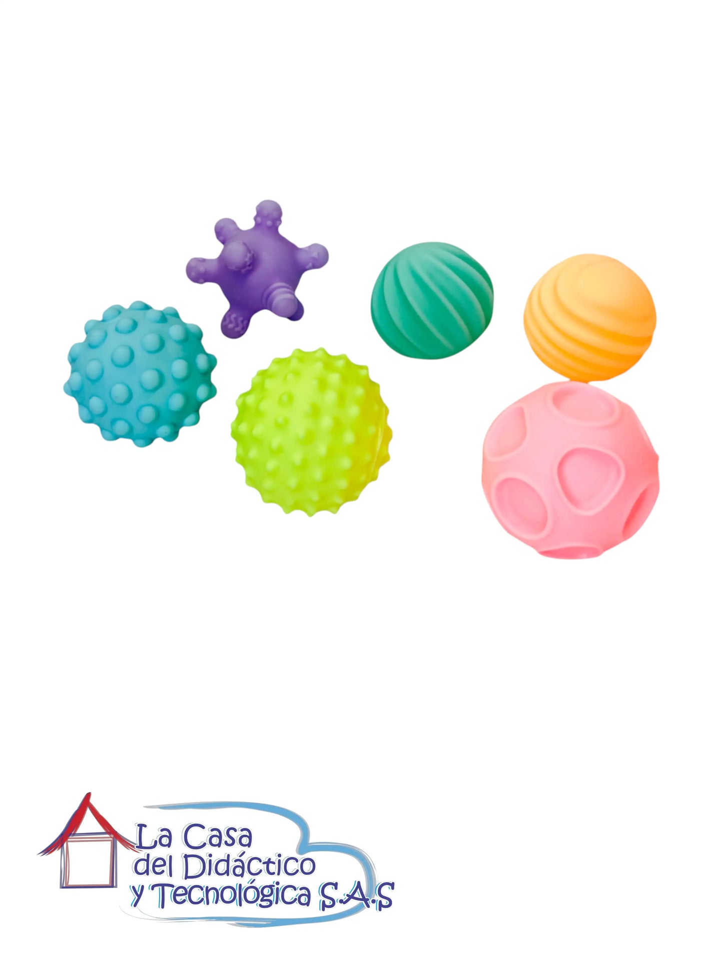 Pelotas de Textura para Bebé x6