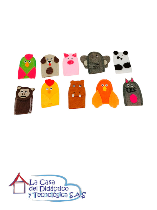 Títeres Dediles de Animales