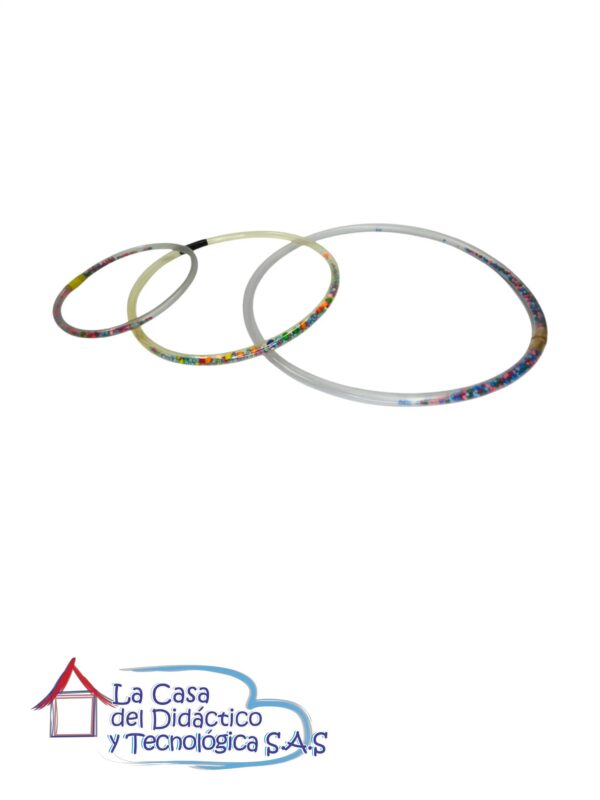 Aros Transparentes con Chaquiras