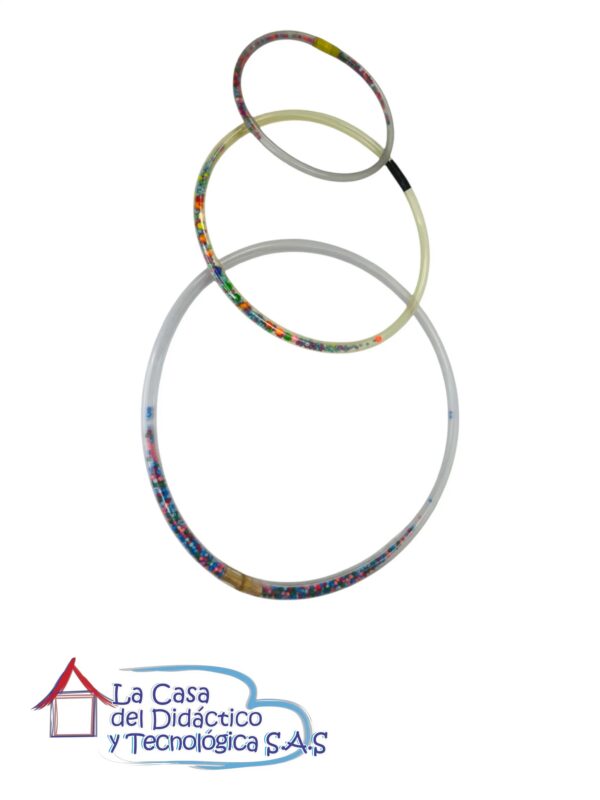 Aros Transparentes con Chaquiras